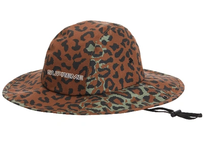 Pre-owned Supreme  Gore-tex Rain Hat Leopard