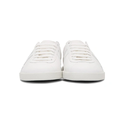 Shop Lanvin White Glen Colorblock Sneakers In 00 White