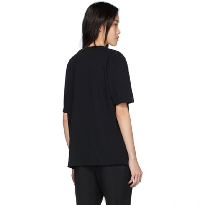 Shop Saint Laurent Black Jardin Majorelle T-shirt In 1095 Black