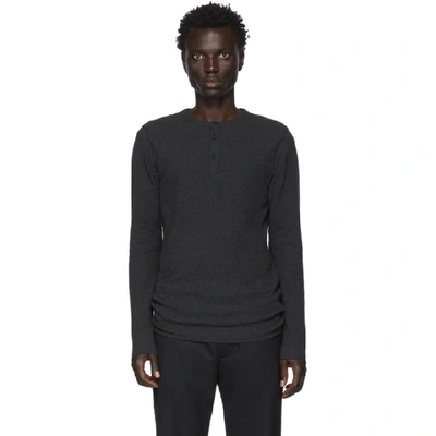 Hugo Boss Boss Black Trix Henley In 001 Black | ModeSens