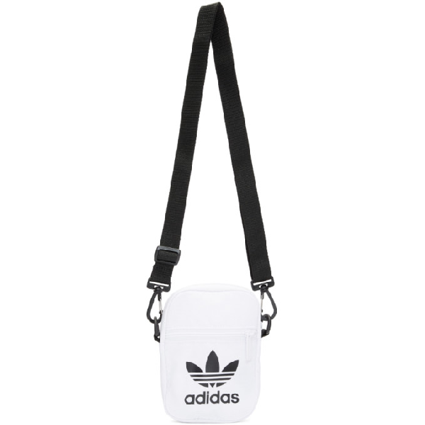 adidas shoulder bag white