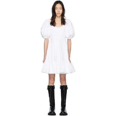 Shop Alexander Mcqueen White New Day Dress