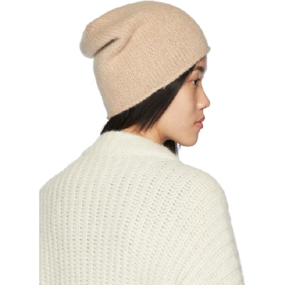 Shop Lauren Manoogian Beige Crown Beanie In Beige Be