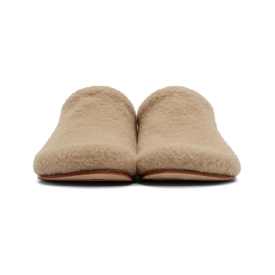 Shop Lauren Manoogian Beige Mono Mules In Beige Be