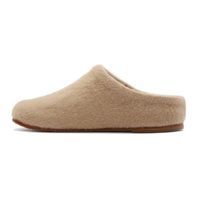 Shop Lauren Manoogian Beige Mono Mules In Beige Be