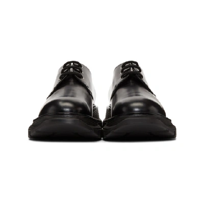 Shop Alexander Mcqueen Black Beauty Derbys