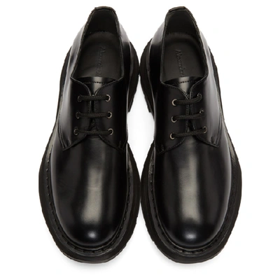 Shop Alexander Mcqueen Black Beauty Derbys