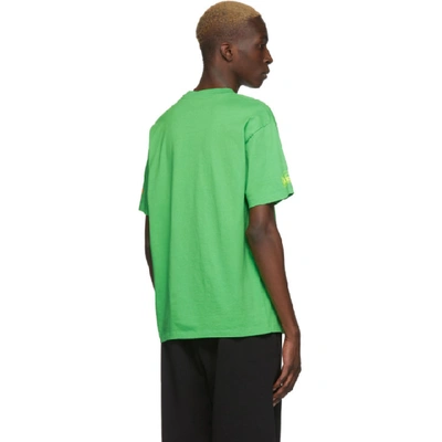 Shop Aries Green New Balance Edition Unbalanced T-shirt