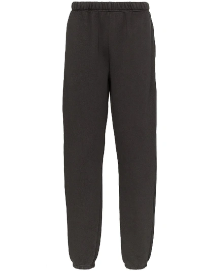 Shop Les Tien Straight-leg Tapered Track Pants In Black