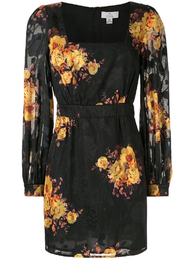 Shop We Are Kindred Ibiza Sunflower Print Dress In Black
