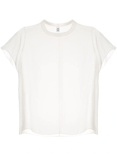 Shop Sir Indre Silk T-shirt In White
