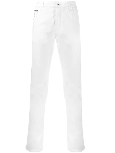 Shop Brunello Cucinelli Slim-fit Jeans In White