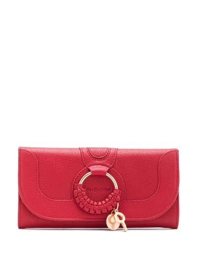 Shop See By Chloé Snap Continental Wallet In Red