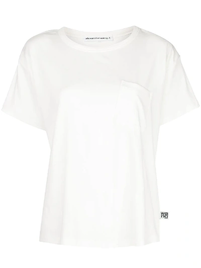 Shop Alexander Wang T Patch-pocket T-shirt In White