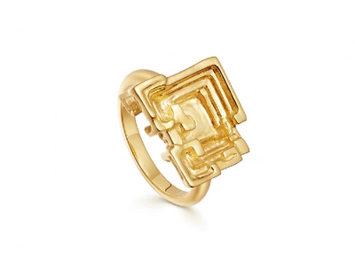 Shop Missoma Bismuth Terra Ring In Gold