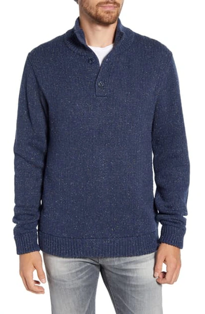 Shop Patagonia Off Country Henley Sweater In Navy Blue