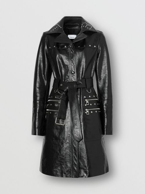 burberry studded trench coat