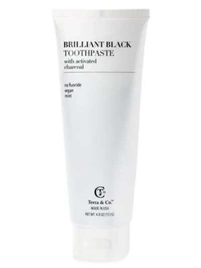 Shop Terra & Co. Brilliant Black Activated Charcoal Toothpaste