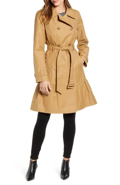 Kate Spade Belted Prairie Style Midi Trench Coat In New French Khaki |  ModeSens
