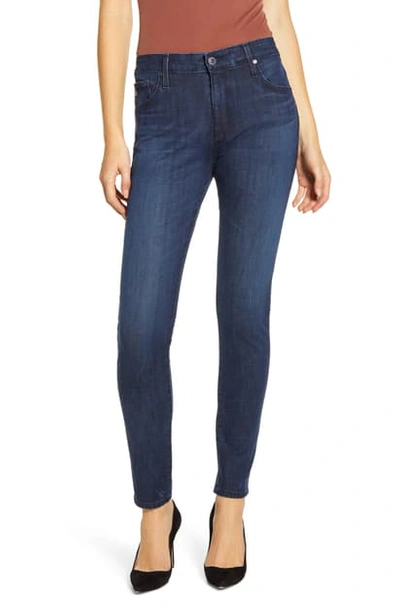 Shop Ag The Farrah High Waist Ankle Skinny Jeans In Paradoxical