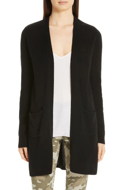 Shop Atm Anthony Thomas Melillo Cashmere Open Cardigan In Midnight