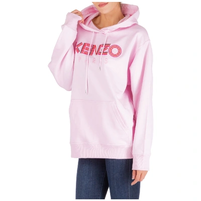 Shop Kenzo Women's Sweatshirt Hood Hoodie Hiking In Pink