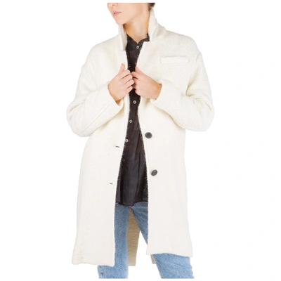 Shop Isabel Marant Étoile Women's Wool Coat  Dante In White