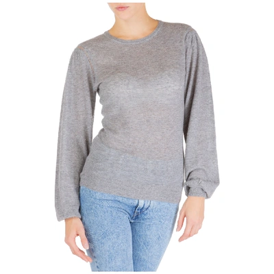 Shop Isabel Marant Étoile Women's Jumper Sweater Crew Neck Round In Grey