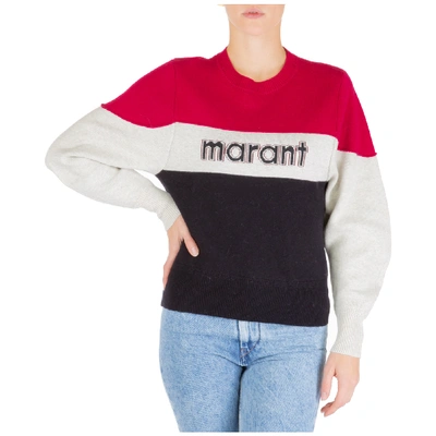 Shop Isabel Marant Étoile Women's Jumper Sweater Crew Neck Round Kedy In Grey