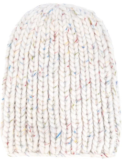 Shop I Love Mr Mittens The Ribble Beanie Hat In Neutrals