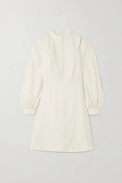 Shop Chloé Cady Mini Dress In Ivory