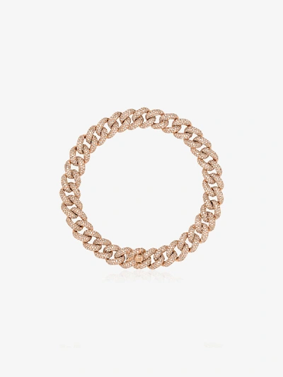 Shay 18k Rose Gold Essential Link Diamond Bracelet In Rose Gold