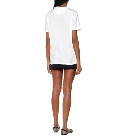 Shop Valentino Vltn Cotton T-shirt In White