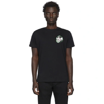 Shop Diesel Black Diego-j10 T-shirt In 900 Black