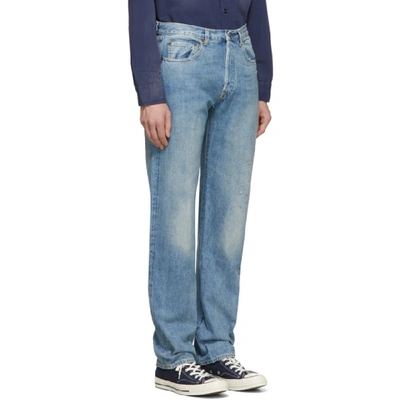 Shop Levi's Levis Vintage Clothing Blue 1966 501 Jeans In Greystone