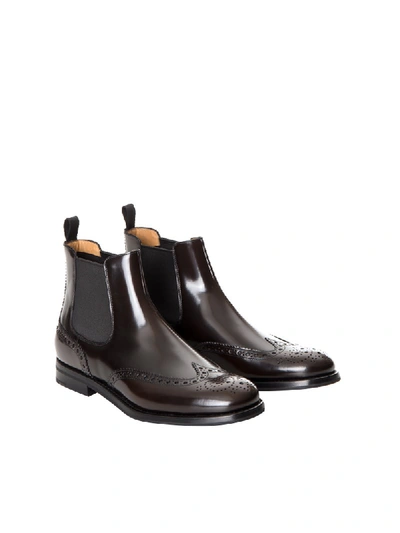 Shop Church's Polishbinder Ankle Boots In Brown
