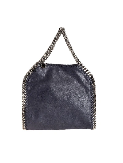 Shop Stella Mccartney Blue "mini Falabella Tote" Bag