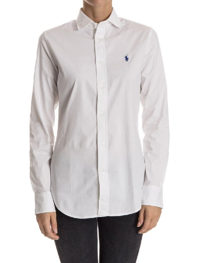 Shop Polo Ralph Lauren Kendall Shirt In White