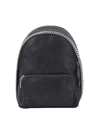 Shop Stella Mccartney Falabella Mini Backpack In Black