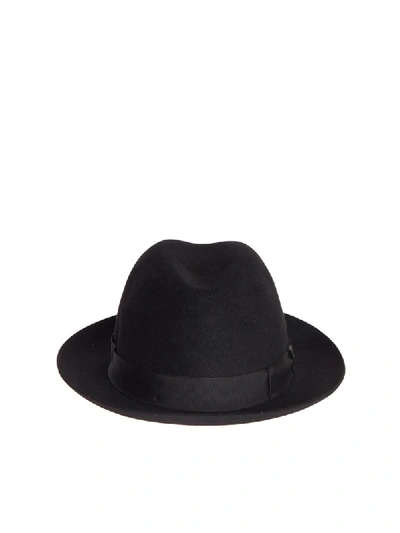 Shop Borsalino Black Marengo Felt Hat
