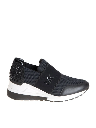 Shop Michael Kors Black Felix Sneaker