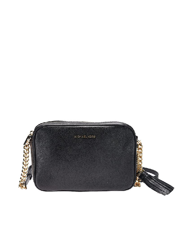 ginny leather crossbody black