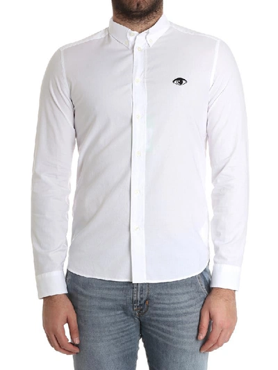 Shop Kenzo Eye Shirt In White