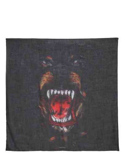 Shop Givenchy Cashmere Shawl In Black
