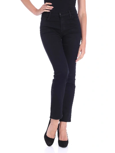 Shop J Brand Black Maude 5-pocket Jeans