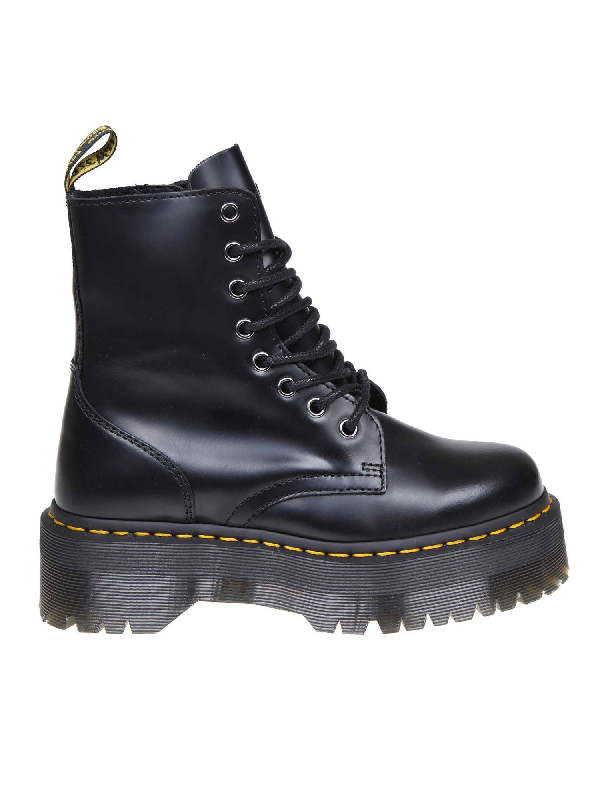 dr martens black platform boots