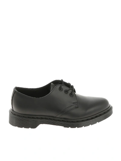 Shop Dr. Martens Mono Derby 1461 Shoes In Black