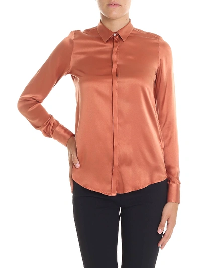 Shop Her Shirt Rust Colored Tango Shirt In Orange