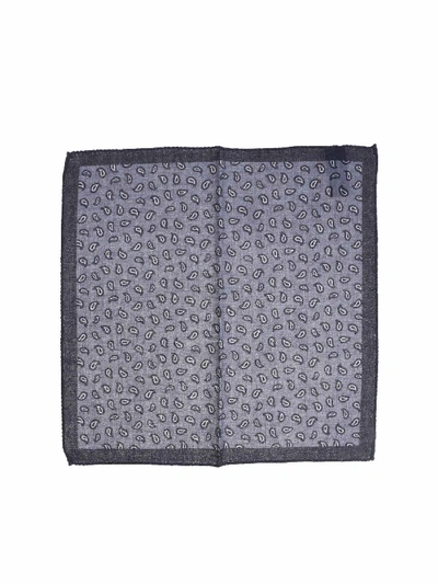 Shop Altea Light Blue Handkerchief With Paisley Embroidery