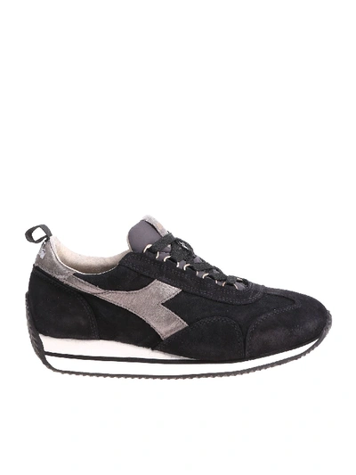 Shop Diadora Equipe Sw Hh Evo Black Sneakers